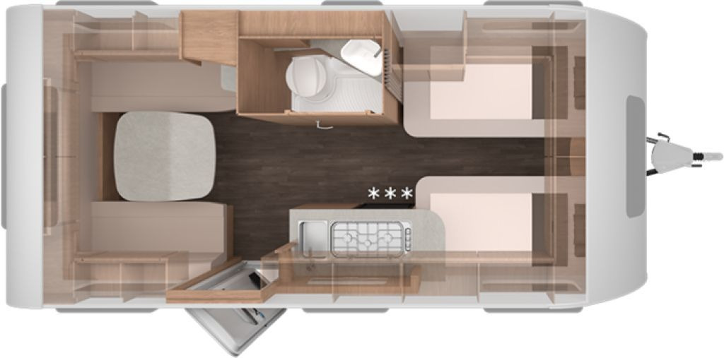 Knaus Sport 460 EU Auflastung 1800 kg - Прицеп дача: фото 2 Knaus Sport 460 EU Auflastung 1800 kg - Прицеп дача: фото 2