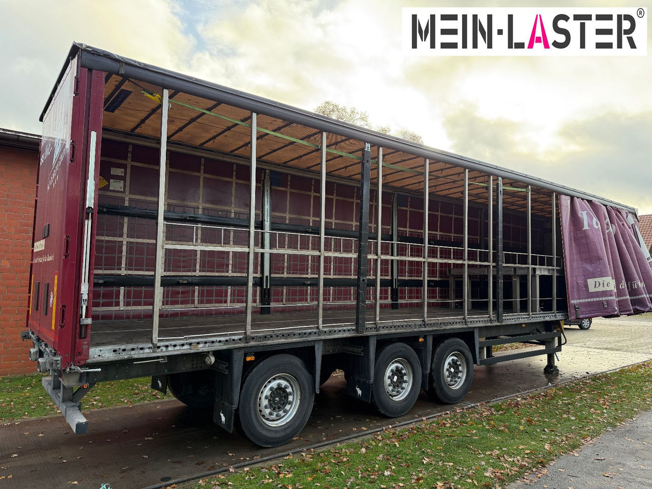 Schmitz Cargobull Edscha R+L Lenkachse Staplerhalterung TÜV 10-26 - Тентованный полуприцеп: фото 2 Schmitz Cargobull Edscha R+L Lenkachse Staplerhalterung TÜV 10-26 - Тентованный полуприцеп: фото 2