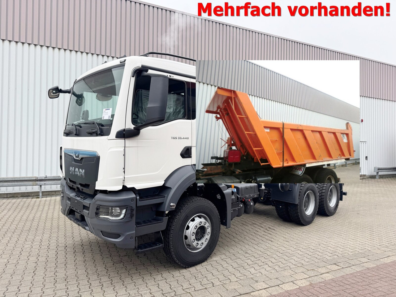 MAN TGS 33.440 BB 6x4 TGS 33.440 BB 6x4, Stahlmulde 12-16m³ - Внедорожный самосвал: фото 1 MAN TGS 33.440 BB 6x4 TGS 33.440 BB 6x4, Stahlmulde 12-16m³ - Внедорожный самосвал: фото 1