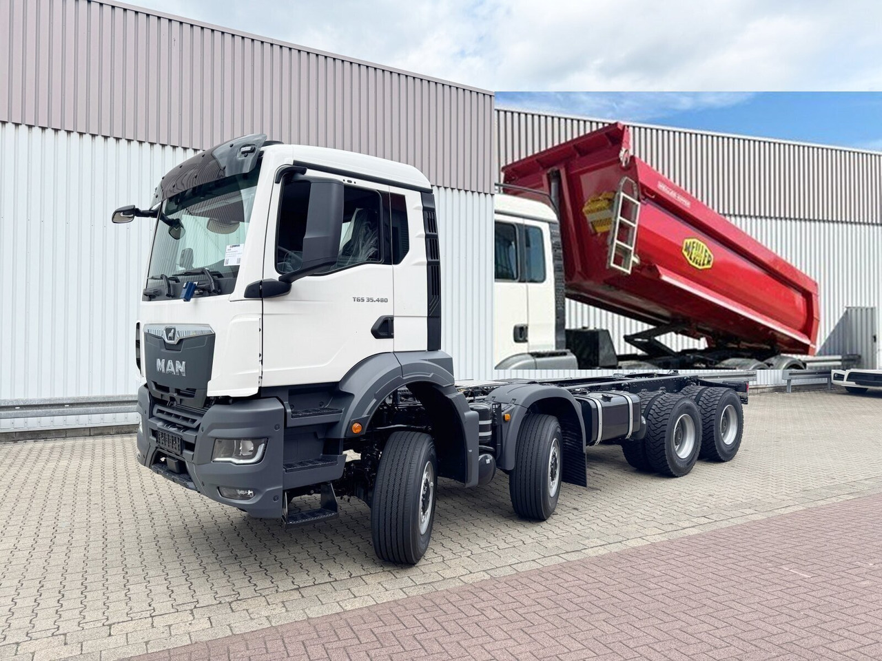 MAN TGS 35.480 8x8 BB CH TGS 35.480 8x8 BB CH, Meiller Stahlmulde 18m³ - Внедорожный самосвал: фото 1 MAN TGS 35.480 8x8 BB CH TGS 35.480 8x8 BB CH, Meiller Stahlmulde 18m³ - Внедорожный самосвал: фото 1