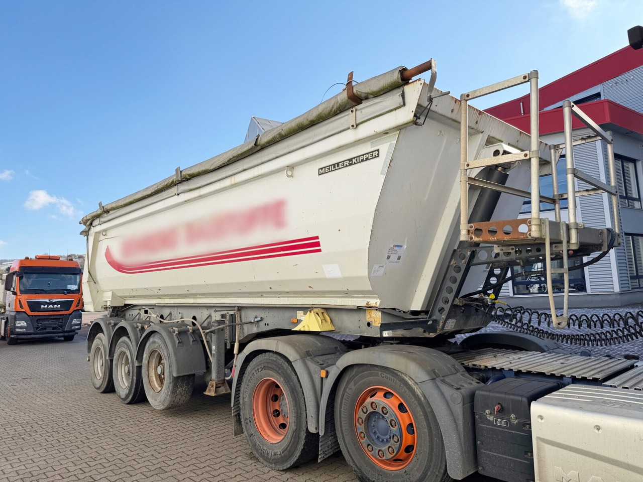 Meiller MHPS 12/27 MHPS 12/27, Stahlmulde ca. 26m³, Liftachse - Самосвальный полуприцеп: фото 3 Meiller MHPS 12/27 MHPS 12/27, Stahlmulde ca. 26m³, Liftachse - Самосвальный полуприцеп: фото 3