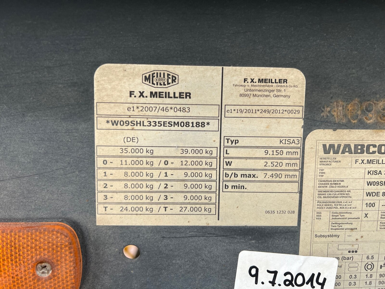 Meiller MHPS 12/27 MHPS 12/27, Stahlmulde ca. 26m³, Liftachse - Самосвальный полуприцеп: фото 2 Meiller MHPS 12/27 MHPS 12/27, Stahlmulde ca. 26m³, Liftachse - Самосвальный полуприцеп: фото 2