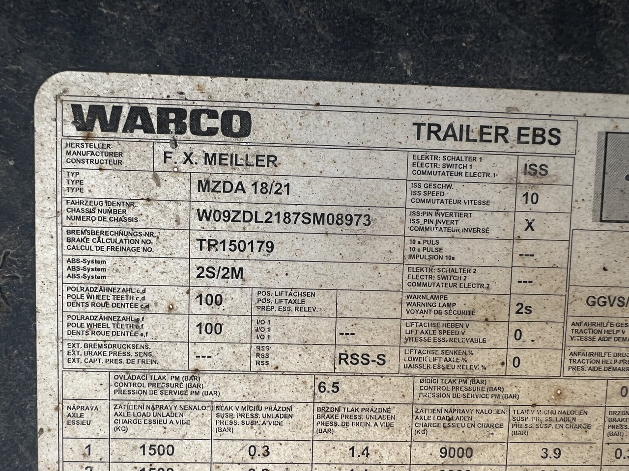 Meiller Meiller MZDA 18/2 Meiller MZDA 18/2, geteilte Bordwände - Самосвальный прицеп: фото 3 Meiller Meiller MZDA 18/2 Meiller MZDA 18/2, geteilte Bordwände - Самосвальный прицеп: фото 3