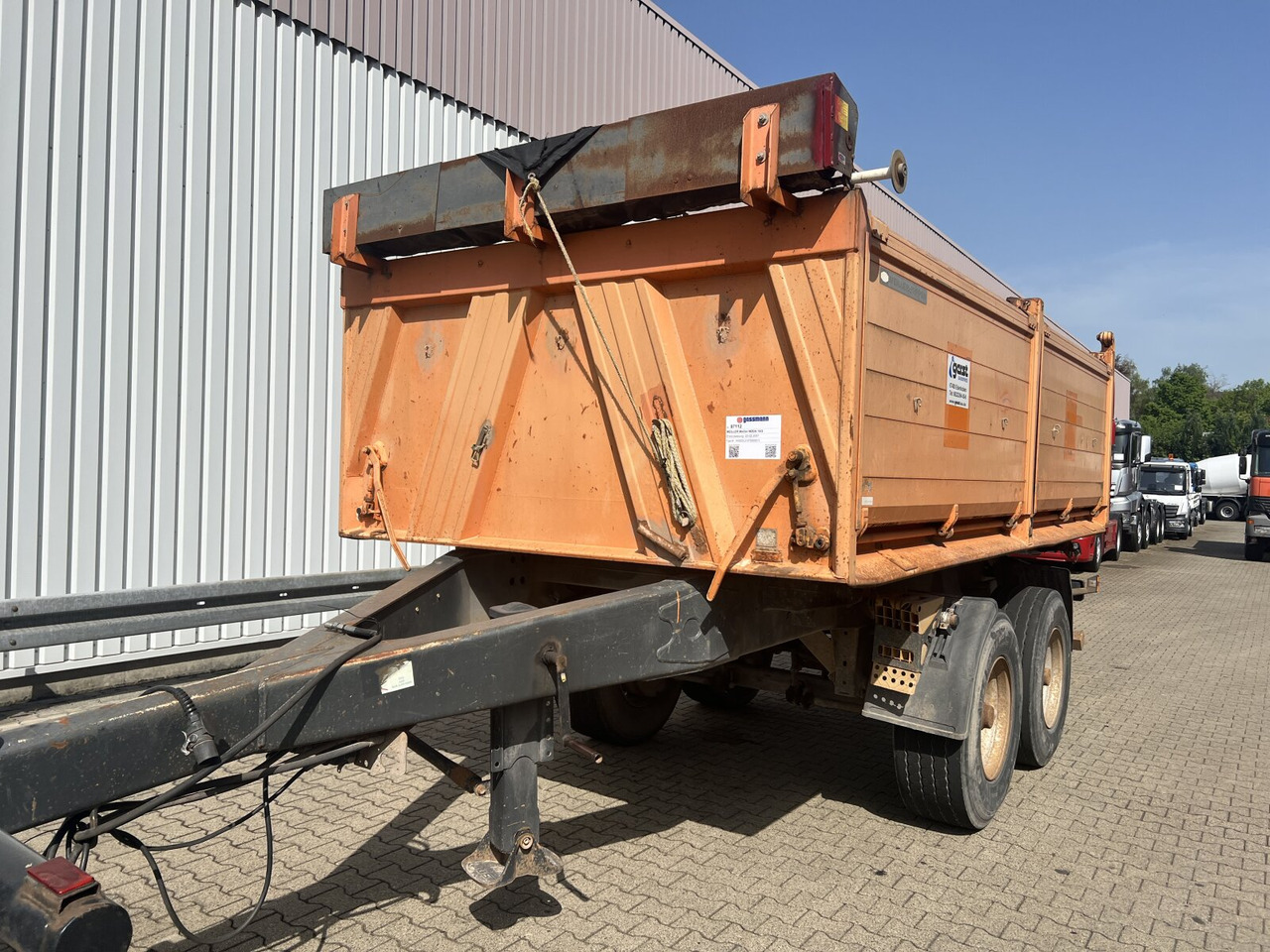 Meiller Meiller MZDA 18/2 Meiller MZDA 18/2, geteilte Bordwände - Самосвальный прицеп: фото 4 Meiller Meiller MZDA 18/2 Meiller MZDA 18/2, geteilte Bordwände - Самосвальный прицеп: фото 4