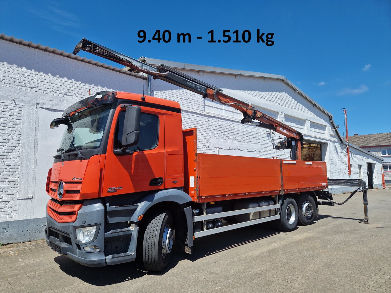 Mercedes-Benz Arocs 2545 L/6x2/4 Arocs 2545 L/6x2/4, Atlas Kran, 145.2-A19 VB, 9,4m-1.51 to, Lenkachse, entlastbar, Retarder, Klima, - Автоманипулятор, Грузовик бортовой/ Платформа: фото 1 Mercedes-Benz Arocs 2545 L/6x2/4 Arocs 2545 L/6x2/4, Atlas Kran, 145.2-A19 VB, 9,4m-1.51 to, Lenkachse, entlastbar, Retarder, Klima, - Автоманипулятор, Грузовик бортовой/ Платформа: фото 1