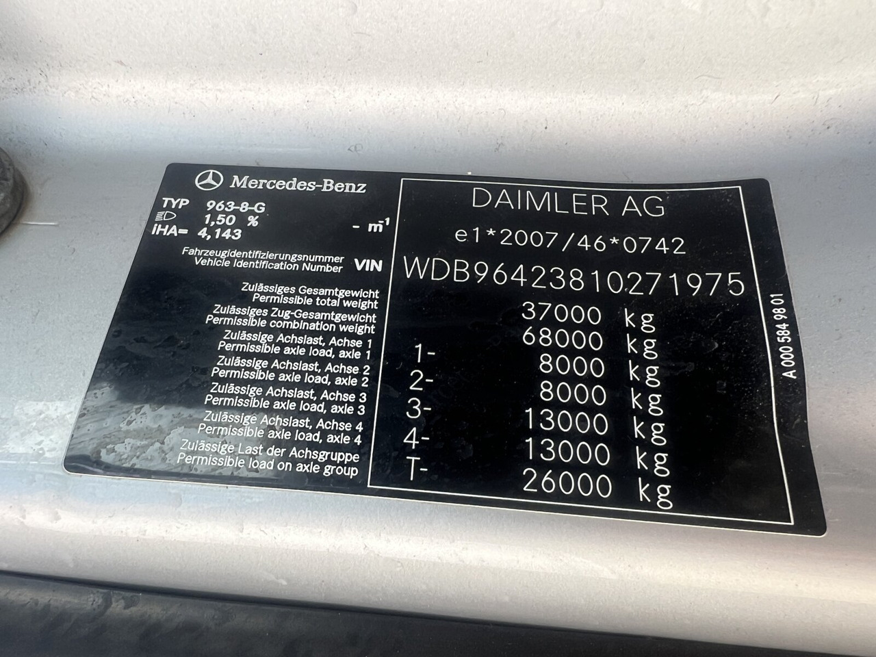 Mercedes-Benz Arocs 3251 LK 8x4/4 Arocs 3251 LK 8x4/4, Retarder, Stahlmulde ca. 15m³, hydr. Heckklappe - Внедорожный самосвал: фото 3 Mercedes-Benz Arocs 3251 LK 8x4/4 Arocs 3251 LK 8x4/4, Retarder, Stahlmulde ca. 15m³, hydr. Heckklappe - Внедорожный самосвал: фото 3