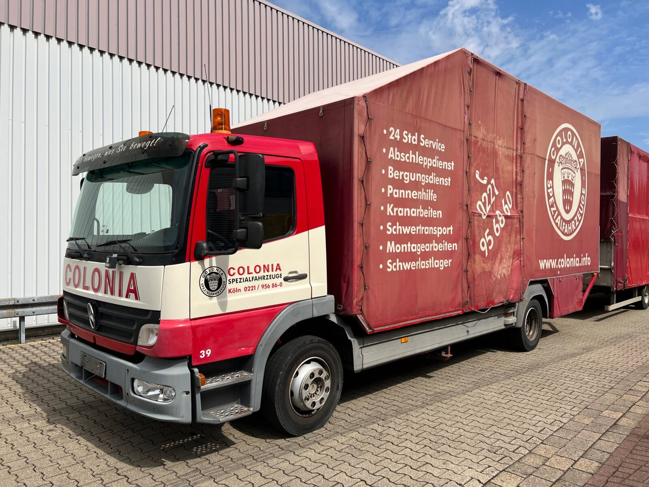 Mercedes-Benz Atego 1223 L 4x2 Atego 1223 L 4x2, Kompl. Zug, Lift- & Schiebeplateau, Funk - Автовоз: фото 1 Mercedes-Benz Atego 1223 L 4x2 Atego 1223 L 4x2, Kompl. Zug, Lift- & Schiebeplateau, Funk - Автовоз: фото 1