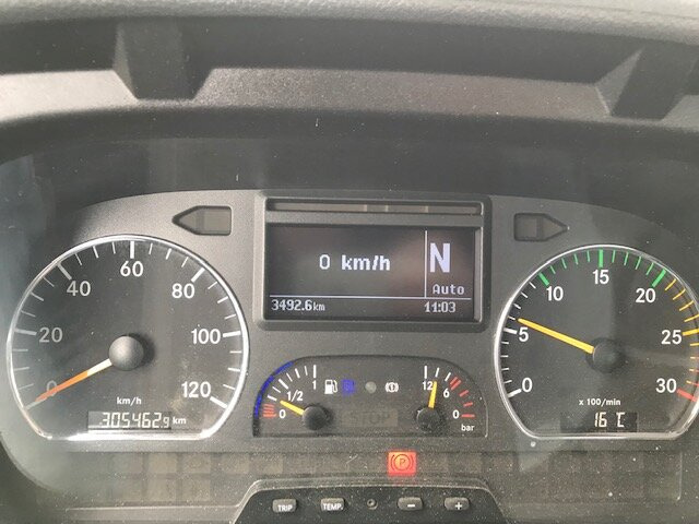 Грузовик бортовой/ Платформа, Автоманипулятор Mercedes-Benz Atego 1224 L 4x2 Atego 1224 L 4x2 Glastransporter, gegen Aufpreis Heckkran Fassi F95A21: фото 5