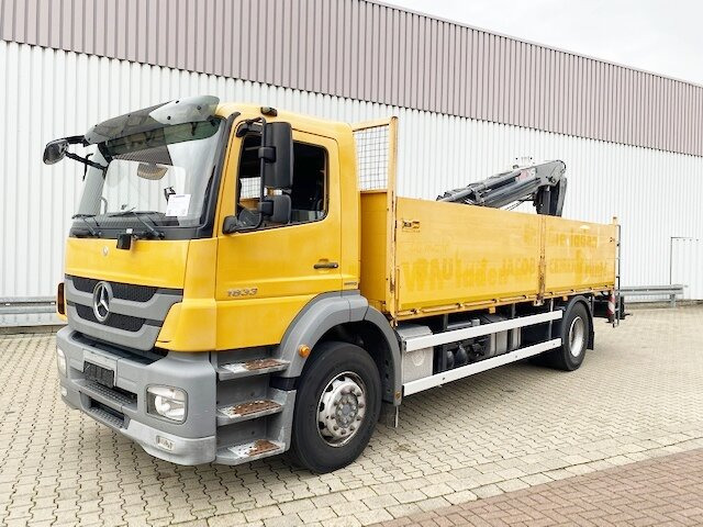 Mercedes-Benz Axor 1833 L 4x2 Axor 1833 L 4x2 mit Heckkran Hiab XS 133 K-2 - Автоманипулятор, Грузовик бортовой/ Платформа: фото 1 Mercedes-Benz Axor 1833 L 4x2 Axor 1833 L 4x2 mit Heckkran Hiab XS 133 K-2 - Автоманипулятор, Грузовик бортовой/ Платформа: фото 1
