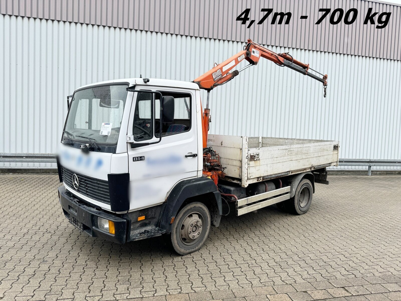 Mercedes-Benz LK 814 4x2 LK 814 4x2, 6-Zylinder, Kran Tirre Euro 35 - Автоманипулятор, Грузовик бортовой/ Платформа: фото 1 Mercedes-Benz LK 814 4x2 LK 814 4x2, 6-Zylinder, Kran Tirre Euro 35 - Автоманипулятор, Грузовик бортовой/ Платформа: фото 1