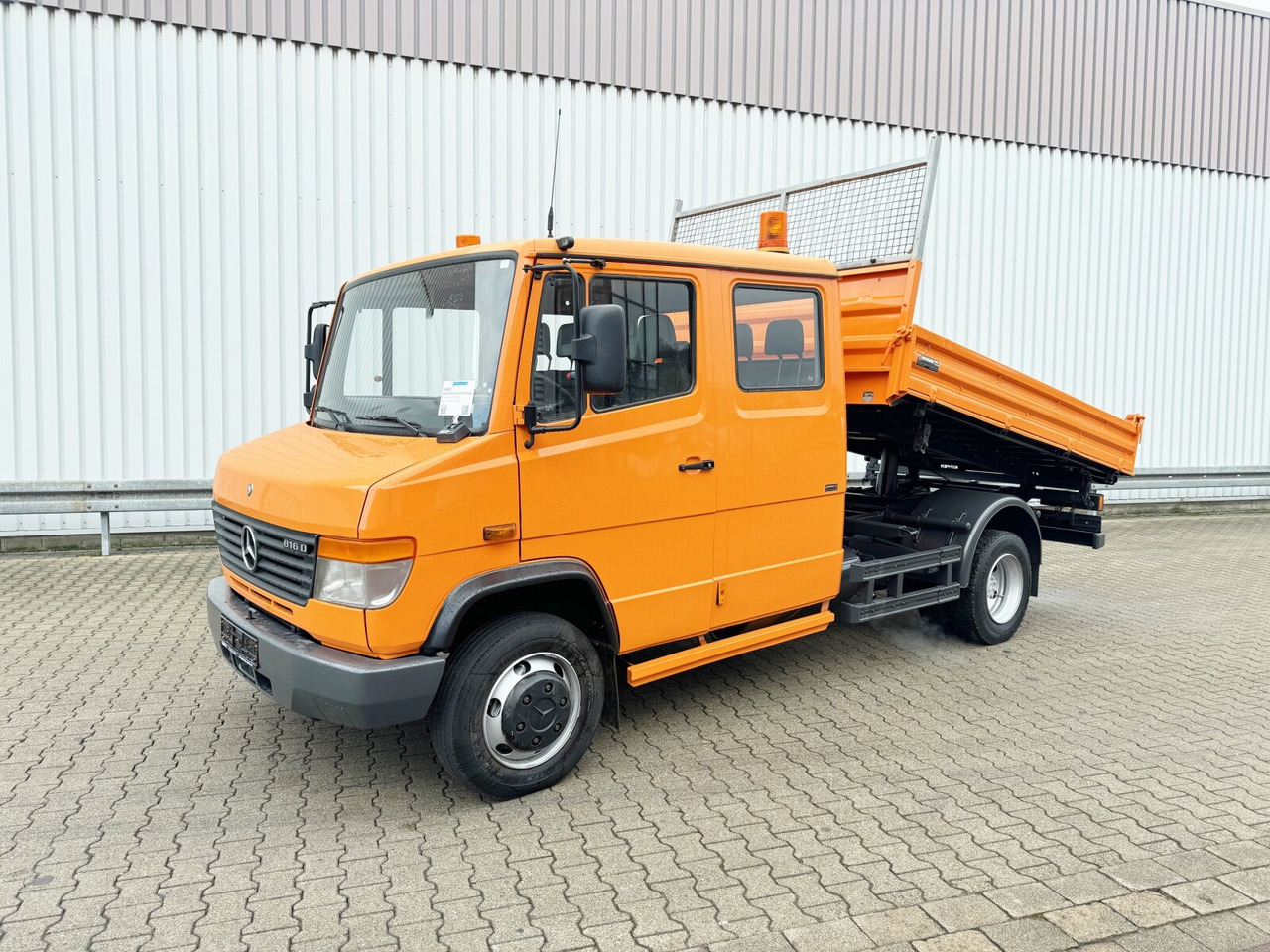 Mercedes-Benz Vario 816 D 4x2 Doka Vario 816 D 4x2 Doka, 2x AHK, Meiller Kipper, Ex-Stadtverwaltung - Малотоннажный самосвал, Грузопассажирский фургон: фото 1 Mercedes-Benz Vario 816 D 4x2 Doka Vario 816 D 4x2 Doka, 2x AHK, Meiller Kipper, Ex-Stadtverwaltung - Малотоннажный самосвал, Грузопассажирский фургон: фото 1