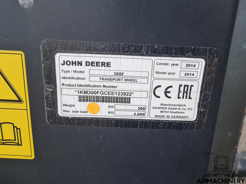 Kemper 390 PLUS support wheel - Оборудование для кормоуборочного комбайна: фото 4 Kemper 390 PLUS support wheel - Оборудование для кормоуборочного комбайна: фото 4