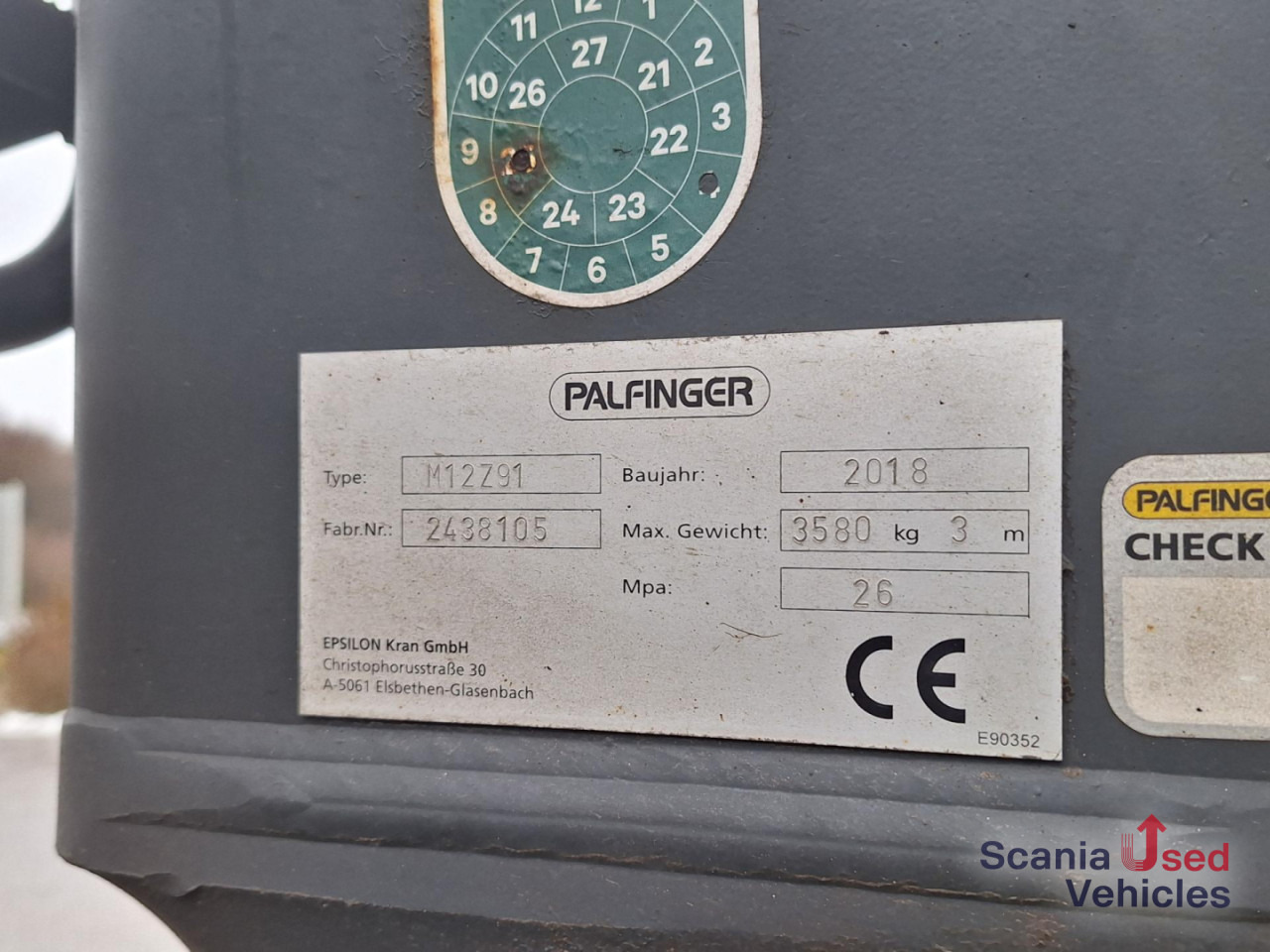 SCANIA R 580 B6x4NB+Epsilon M12 Z - Лесовоз, Автоманипулятор: фото 3 SCANIA R 580 B6x4NB+Epsilon M12 Z - Лесовоз, Автоманипулятор: фото 3