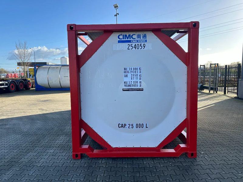 CIMC 20FT ISO, 25.080L / 1-COMP / 3 BAFFELS / T12 / 4 manholes / ADR valid until 12/2026 - Резервуар для хранения: фото 5 CIMC 20FT ISO, 25.080L / 1-COMP / 3 BAFFELS / T12 / 4 manholes / ADR valid until 12/2026 - Резервуар для хранения: фото 5
