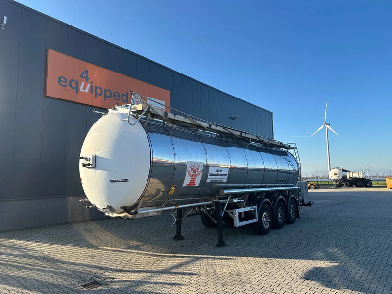 Feldbinder FOOD / LEVENSMIDDELEN/ LEBENSMITTEL / 33.500L / 3-COMP / PUMP / NL-trailer / APK: 05-2026 - Полуприцеп-цистерна: фото 1 Feldbinder FOOD / LEVENSMIDDELEN/ LEBENSMITTEL / 33.500L / 3-COMP / PUMP / NL-trailer / APK: 05-2026 - Полуприцеп-цистерна: фото 1