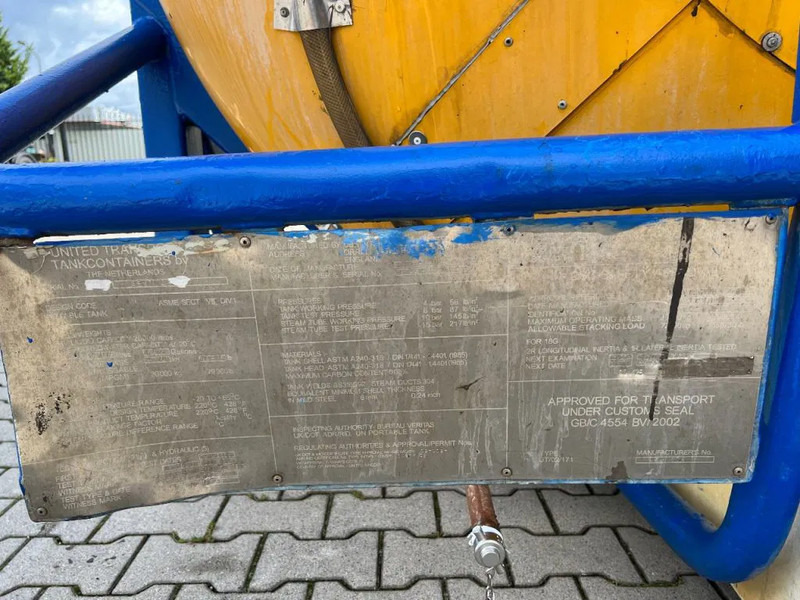 Танк-контейнер Van Hool 20FT SWAPBODY 28.075L, UN PORTABLE, T11, valid 5Y- + CSC inspection: 10/2025: фото 7 Танк-контейнер Van Hool 20FT SWAPBODY 28.075L, UN PORTABLE, T11, valid 5Y- + CSC inspection: 10/2025: фото 7