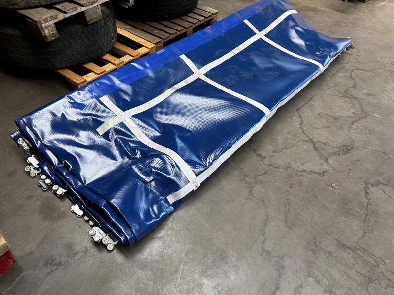 Groenewegen SET nieuwe blauwe XL zeilen (RAL 5013) voor Groenewegen schuifzeiloplegger - Запчасти: фото 1 Groenewegen SET nieuwe blauwe XL zeilen (RAL 5013) voor Groenewegen schuifzeiloplegger - Запчасти: фото 1