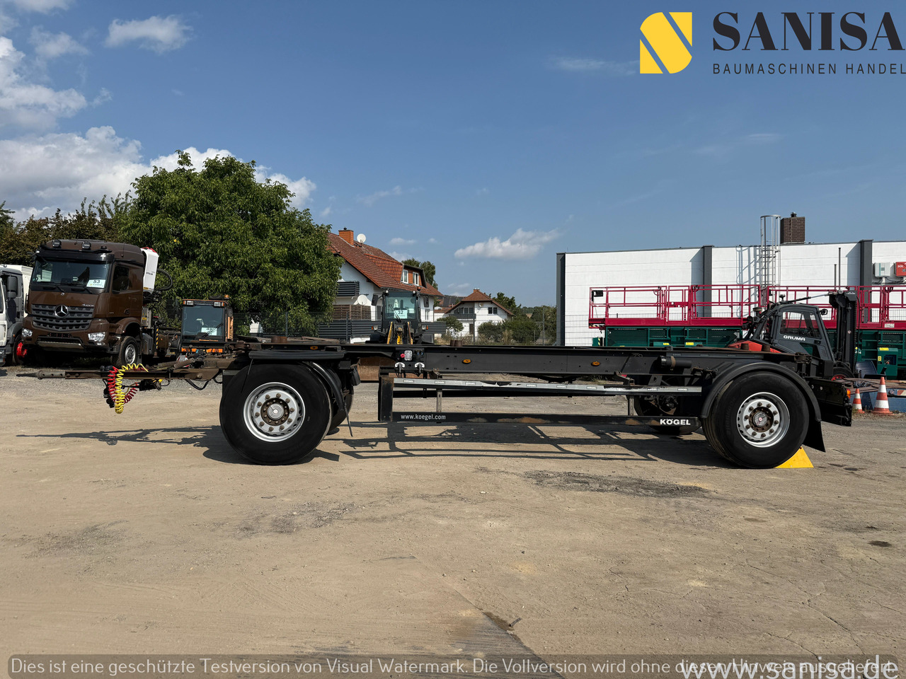 KÖGEL AW18/Wechselfahrgestell/BDF/Pneumatik - Шасси прицеп: фото 2 KÖGEL AW18/Wechselfahrgestell/BDF/Pneumatik - Шасси прицеп: фото 2