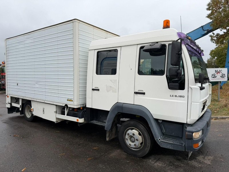 MAN LE 8.180 CLOSED BOX / KOFFER - DOKA - MANUAL GEARBOX - *248.000km* - STEEL SPRING / BLATT / LAMES - BE TRUCK - Грузовик с закрытым кузовом: фото 1 MAN LE 8.180 CLOSED BOX / KOFFER - DOKA - MANUAL GEARBOX - *248.000km* - STEEL SPRING / BLATT / LAMES - BE TRUCK - Грузовик с закрытым кузовом: фото 1