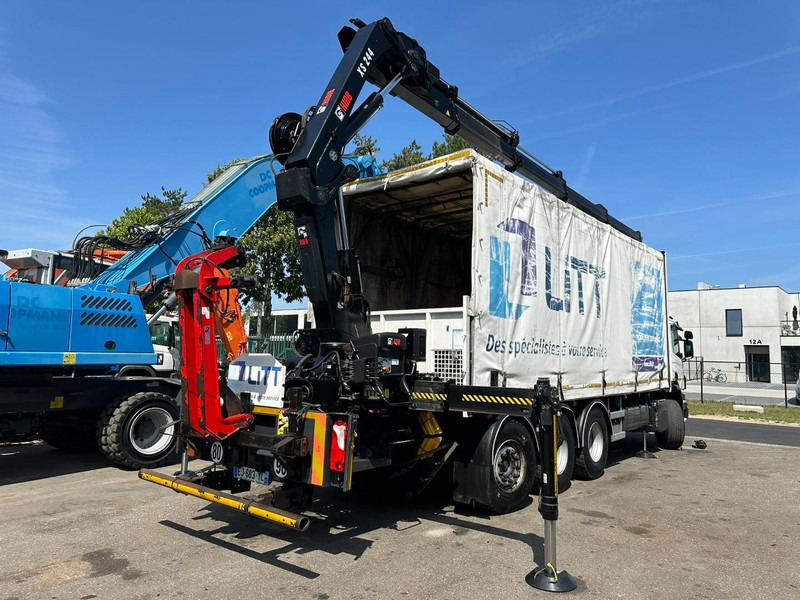 Scania P410 8x4 TRIDEM PRITSCHE PLANE + KRAN HIAB 244 EP-4 HIDUO - RETARDER - LIFT + STEERING AXLE - *327.000km* - RADIO - Тентованный грузовик, Автоманипулятор: фото 5 Scania P410 8x4 TRIDEM PRITSCHE PLANE + KRAN HIAB 244 EP-4 HIDUO - RETARDER - LIFT + STEERING AXLE - *327.000km* - RADIO - Тентованный грузовик, Автоманипулятор: фото 5