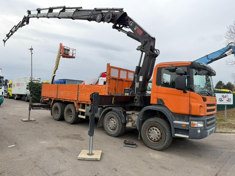 Scania P420 8X4 PRITSCHE + (25m) KRAN HIAB 422 E-5 HIPRO + JIB 100X-4 - RETARDER - *284.000km* - MANUAL - STEEL SPRING - EURO 3 - BE TRUCK - Грузовик бортовой/ Платформа, Автоманипулятор: фото 2 Scania P420 8X4 PRITSCHE + (25m) KRAN HIAB 422 E-5 HIPRO + JIB 100X-4 - RETARDER - *284.000km* - MANUAL - STEEL SPRING - EURO 3 - BE TRUCK - Грузовик бортовой/ Платформа, Автоманипулятор: фото 2