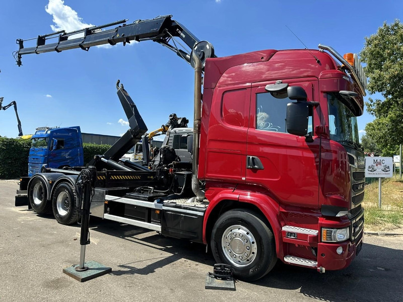 Scania R580 6X2 V8 HOOKLIFT + CRANE HIAB 211 E-4 HIPRO - ROTATOR - RETARDER - ALCOA ALU - RADIO - NL TRUCK - Крюковой мультилифт, Автоманипулятор: фото 1 Scania R580 6X2 V8 HOOKLIFT + CRANE HIAB 211 E-4 HIPRO - ROTATOR - RETARDER - ALCOA ALU - RADIO - NL TRUCK - Крюковой мультилифт, Автоманипулятор: фото 1