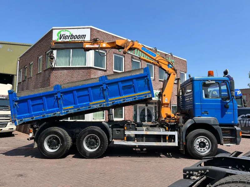 MAN 33 FE 33.410 6X4 KRAAN + KIPPER EURO 2 BLADGEVEERD - Самосвал, Автоманипулятор: фото 4 MAN 33 FE 33.410 6X4 KRAAN + KIPPER EURO 2 BLADGEVEERD - Самосвал, Автоманипулятор: фото 4