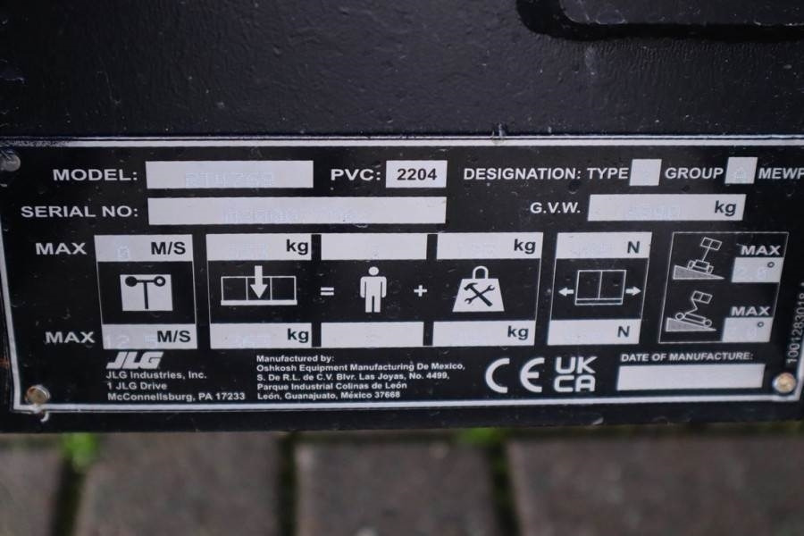 Ножничный подъемник JLG RT4769 Unused, Diesel, 16.3m Working Height, 363kg: фото 6