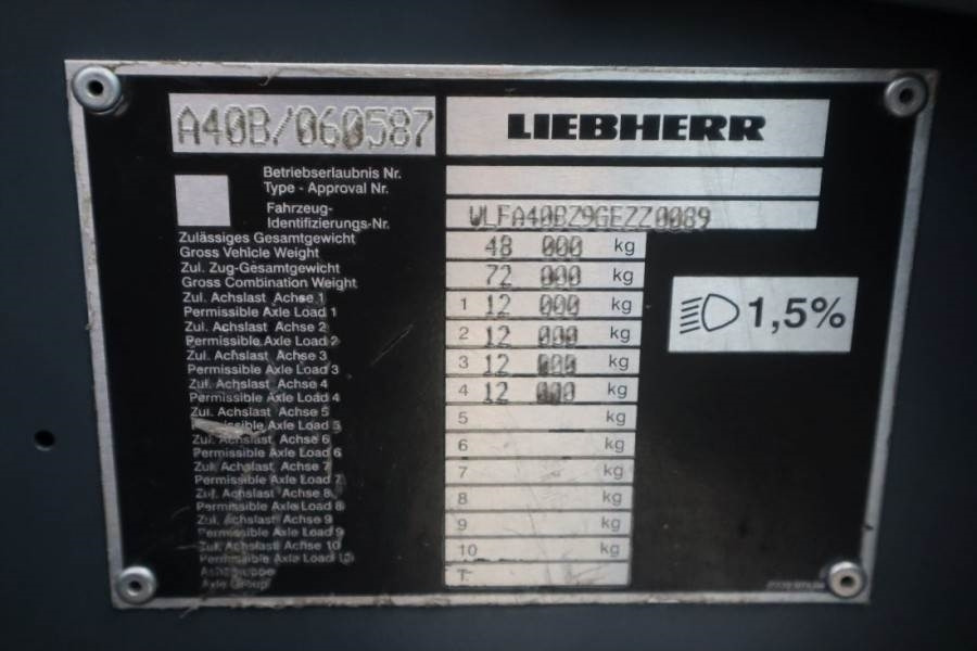 Liebherr LTM1070-4.2 Dutch Vehicle Registration, Valid Insp - Вседорожный кран: фото 5 Liebherr LTM1070-4.2 Dutch Vehicle Registration, Valid Insp - Вседорожный кран: фото 5