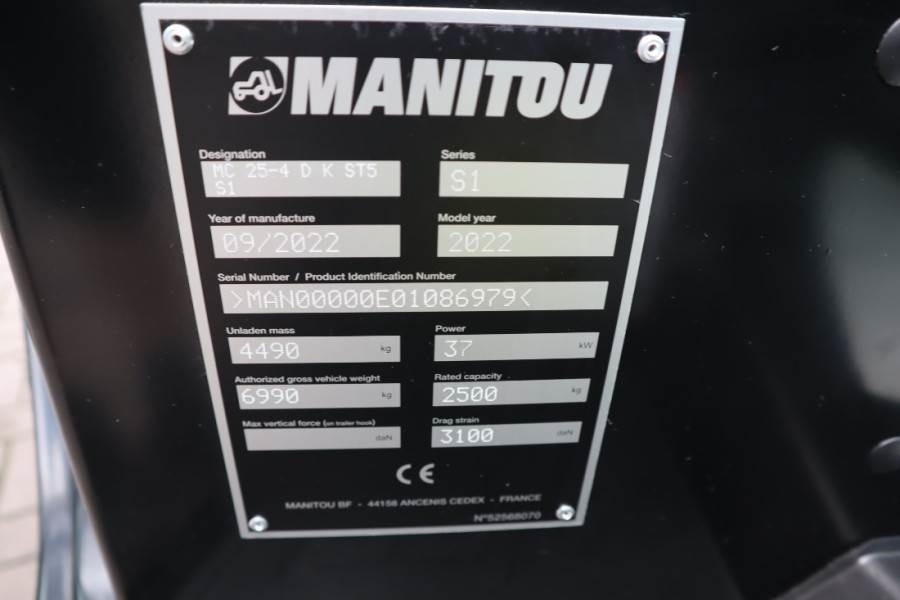 Manitou MC25-4 Valid Inspection, *Guarantee, Diesel, 4x4 D - Внедорожный погрузчик: фото 5 Manitou MC25-4 Valid Inspection, *Guarantee, Diesel, 4x4 D - Внедорожный погрузчик: фото 5