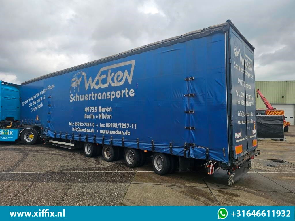 Dinkel 4-ass. Semi dieplader met elektrische huifopbouw / 2x naloop gestuurd - Низкорамный полуприцеп: фото 5 Dinkel 4-ass. Semi dieplader met elektrische huifopbouw / 2x naloop gestuurd - Низкорамный полуприцеп: фото 5