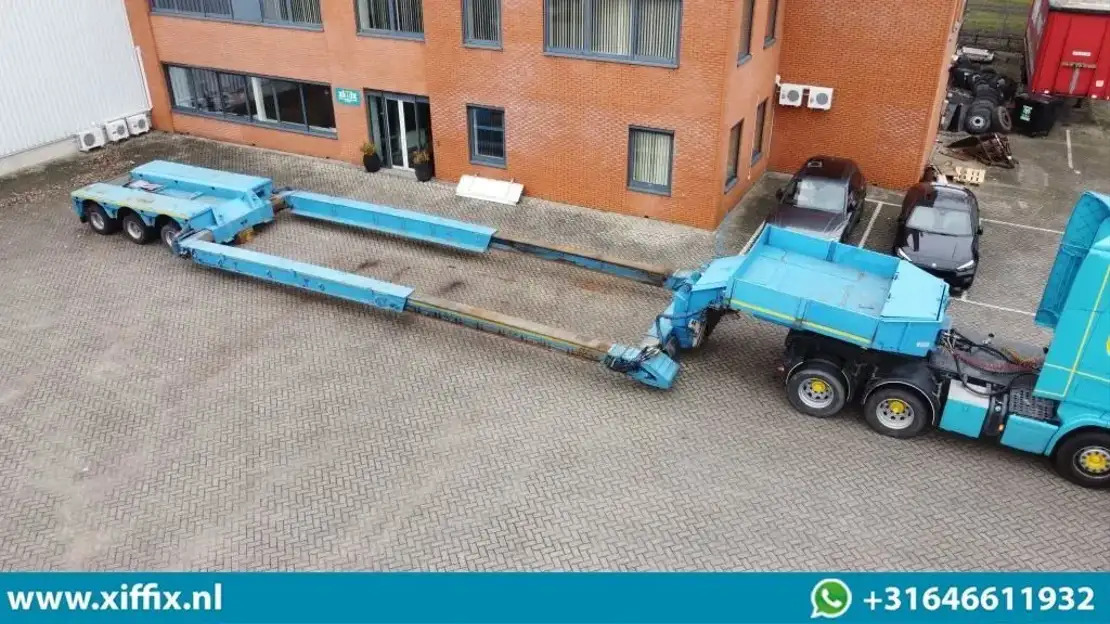 Faymonville 3-ass. Uitschuifbare dieplader met afneembare zwanenhals / Hydr. Vre - Низкорамный полуприцеп: фото 1 Faymonville 3-ass. Uitschuifbare dieplader met afneembare zwanenhals / Hydr. Vre - Низкорамный полуприцеп: фото 1