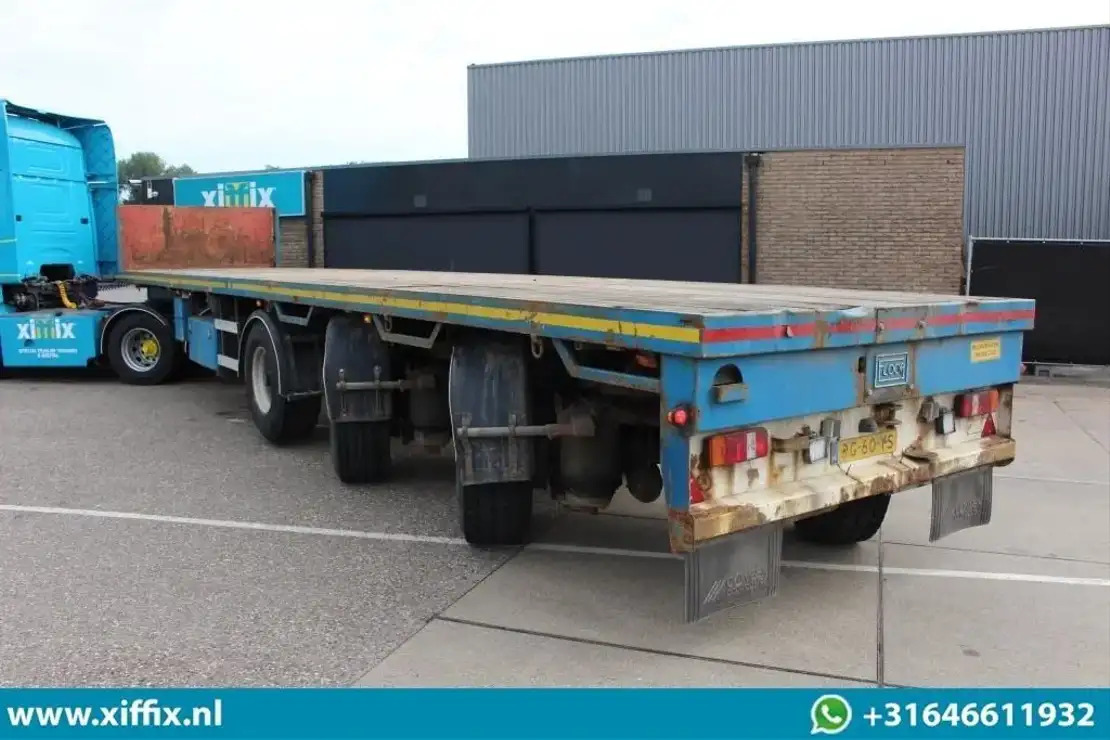 Floor 3-ass. Vlakke uitschuifbare oplegger / 2x gestuurd / 13907 - Полуприцеп бортовой/ Платформа: фото 3 Floor 3-ass. Vlakke uitschuifbare oplegger / 2x gestuurd / 13907 - Полуприцеп бортовой/ Платформа: фото 3