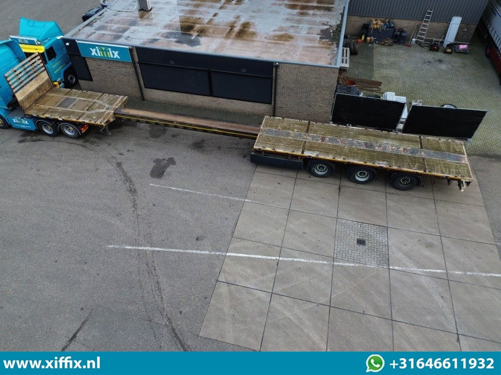 Meusburger 3-ass. Vlakke uitschuifbare oplegger / 3x gestuurd - Полуприцеп бортовой/ Платформа: фото 2 Meusburger 3-ass. Vlakke uitschuifbare oplegger / 3x gestuurd - Полуприцеп бортовой/ Платформа: фото 2