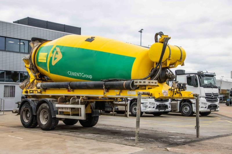 DE BUF BETON MIXER/MALAXEUR/MISCHER 10M3 - Полуприцеп бетоносмеситель: фото 2 DE BUF BETON MIXER/MALAXEUR/MISCHER 10M3 - Полуприцеп бетоносмеситель: фото 2