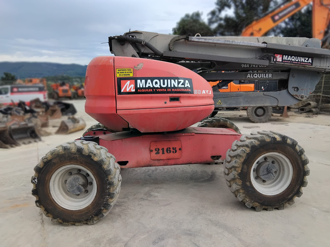 Коленчатый подъемник MANITOU 160ATJ EJE OSCILANTE: фото 7
