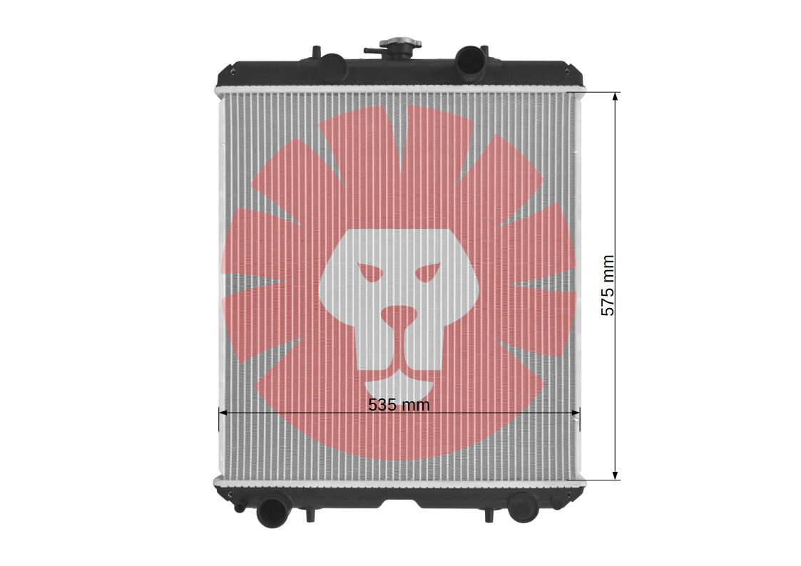 KUBOTA B1750 B2150 M100 M110 M120 M125 - Радиатор для Тракторов: фото 3 KUBOTA B1750 B2150 M100 M110 M120 M125 - Радиатор для Тракторов: фото 3