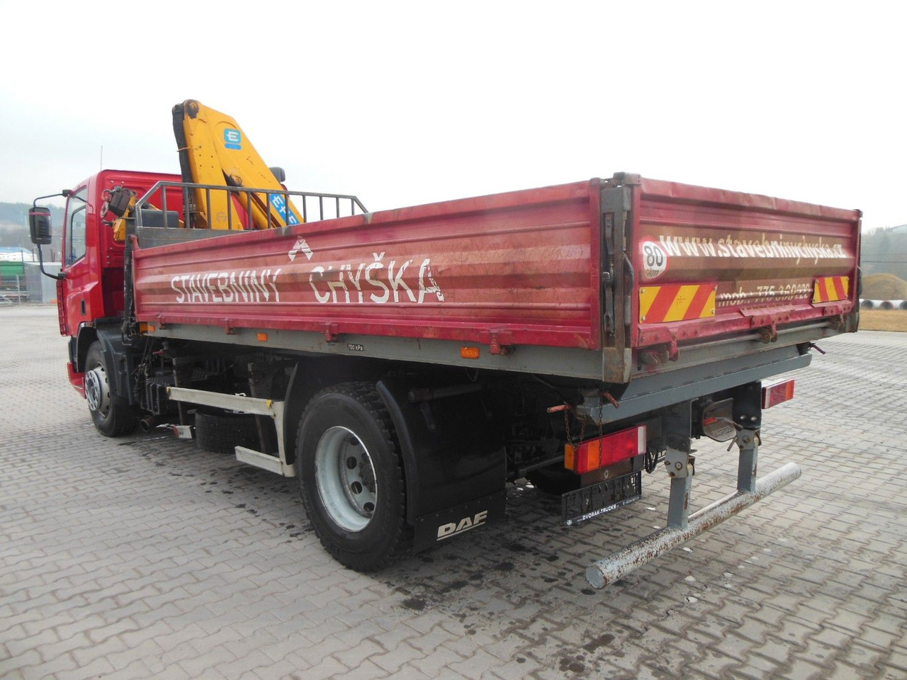 DAF CF 65.240,KRAN EFFER 110/2S,MANUELL,BLATT,1 HAND - Самосвал, Автоманипулятор: фото 4 DAF CF 65.240,KRAN EFFER 110/2S,MANUELL,BLATT,1 HAND - Самосвал, Автоманипулятор: фото 4