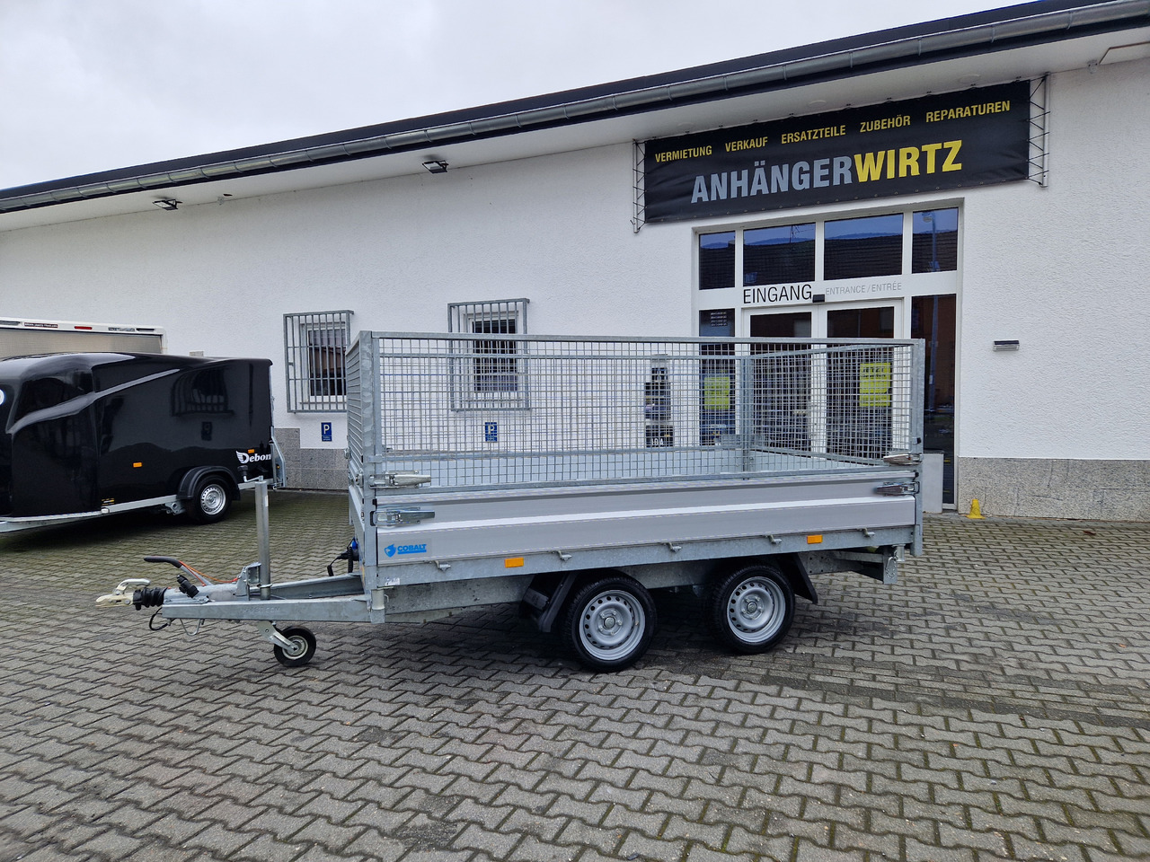 Hapert COBALT HM-2 305x180x30cm Elektro & Laubgitter 2700kg - Самосвальный прицеп: фото 3 Hapert COBALT HM-2 305x180x30cm Elektro & Laubgitter 2700kg - Самосвальный прицеп: фото 3