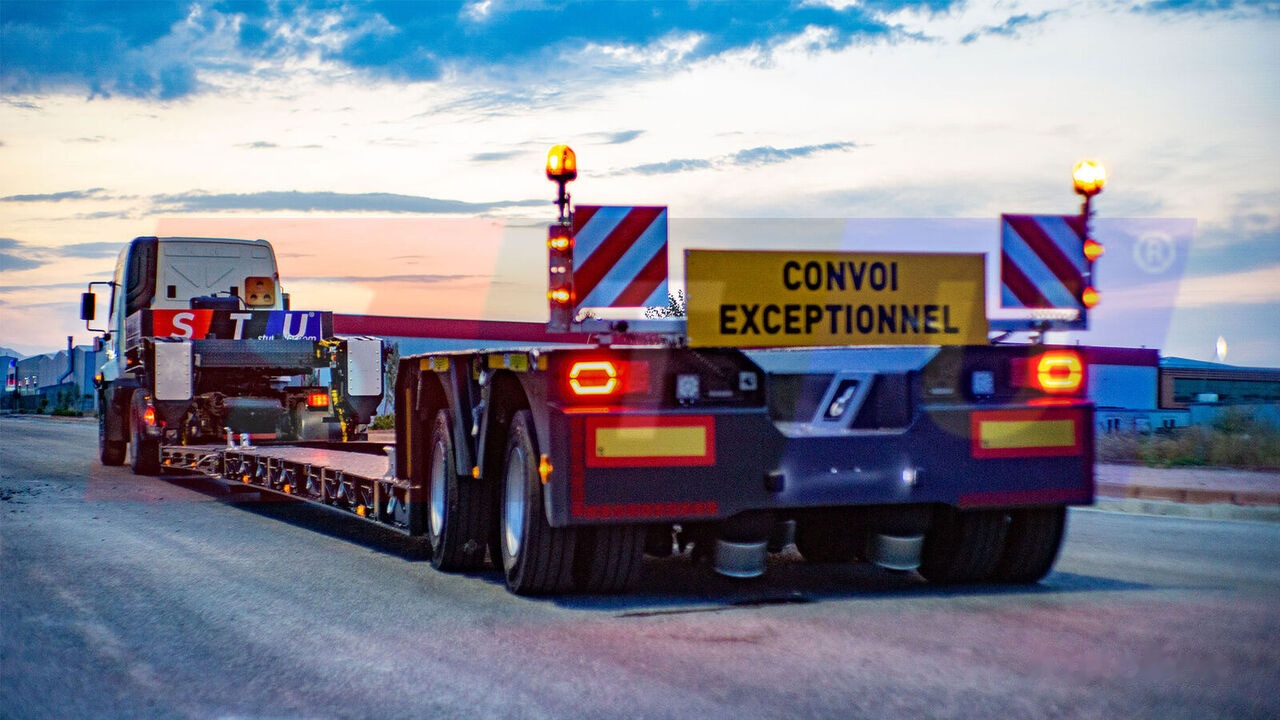 Новый Низкорамный полуприцеп STU 2 Axle Extendable Low Loader: фото 9