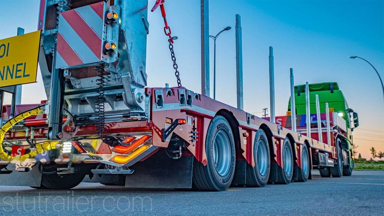 STU 4 Axle Extendable Lowbed Trailer - Низкорамный полуприцеп: фото 3 STU 4 Axle Extendable Lowbed Trailer - Низкорамный полуприцеп: фото 3