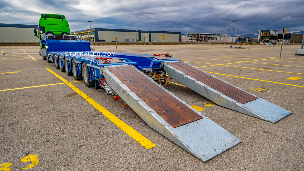 STU 5 Axle Hydraulic Steering Extendable Low Laoder - Низкорамный полуприцеп: фото 5 STU 5 Axle Hydraulic Steering Extendable Low Laoder - Низкорамный полуприцеп: фото 5