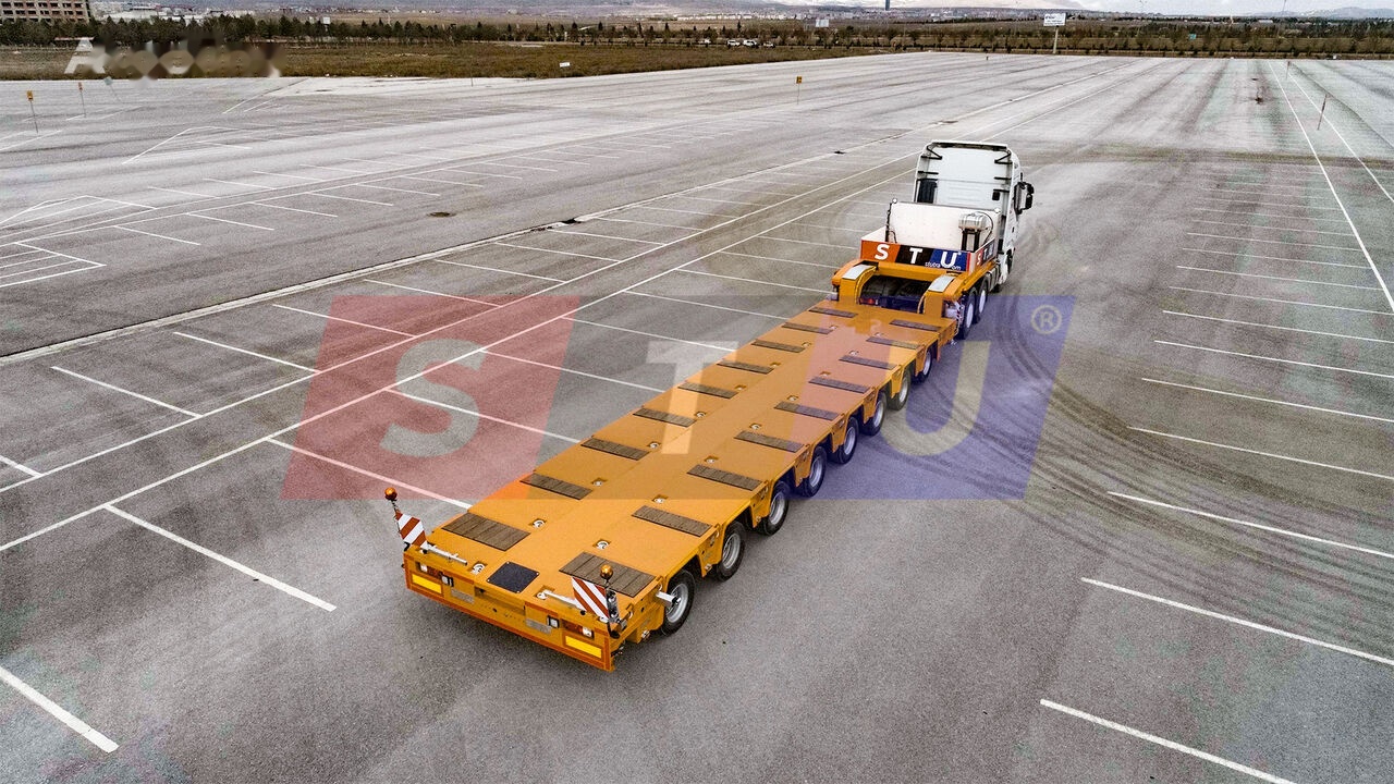 STU 8 AXLE LOWBED- HYDRAULIC STEERING AXLES / 8 ESSİEUX SURBAISSES-E - Низкорамный полуприцеп: фото 2 STU 8 AXLE LOWBED- HYDRAULIC STEERING AXLES / 8 ESSİEUX SURBAISSES-E - Низкорамный полуприцеп: фото 2