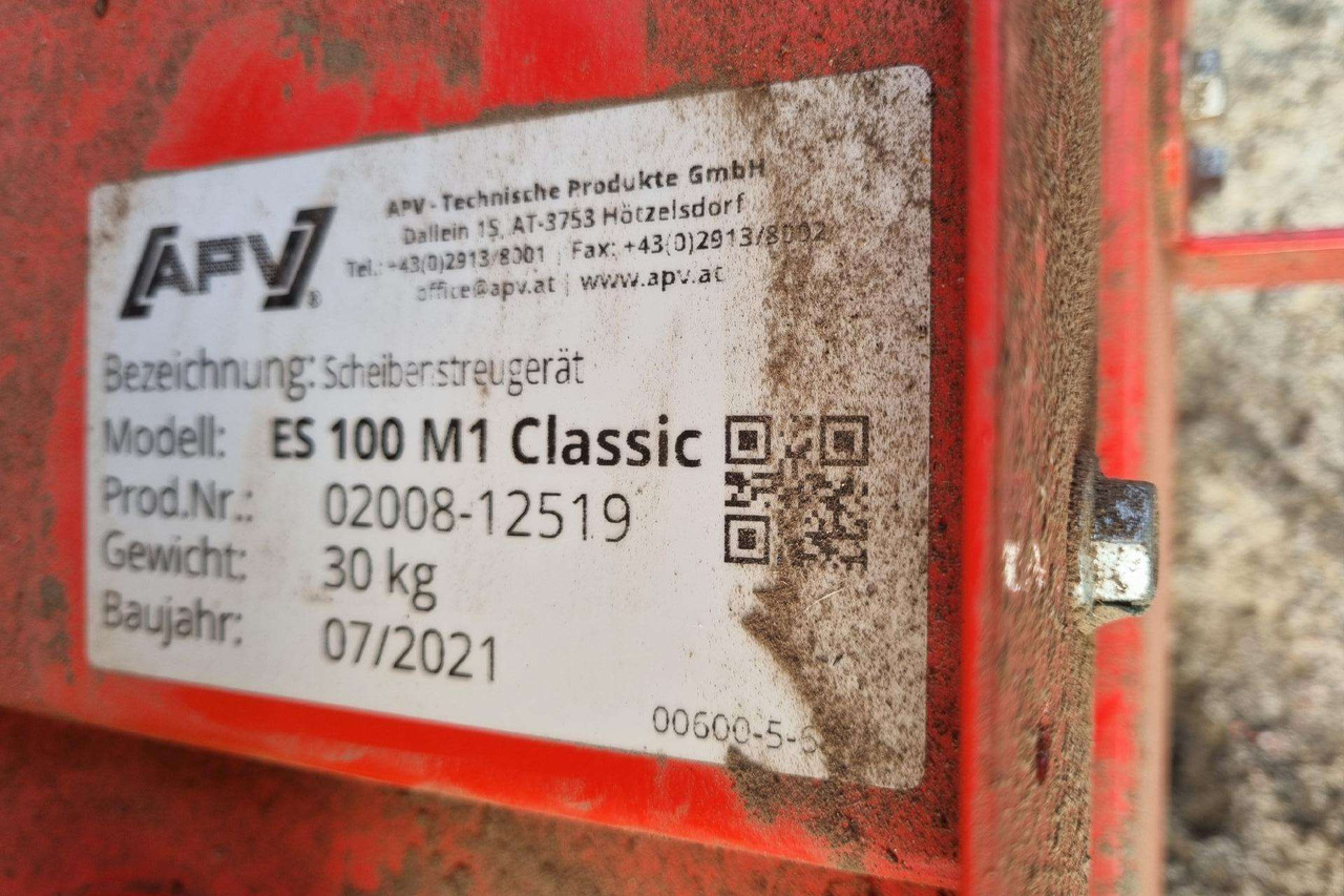 APV ES 100 - Разбрасыватель удобрений: фото 5 APV ES 100 - Разбрасыватель удобрений: фото 5