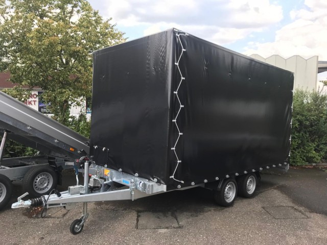 Hapert Indigo HT-2 Transporter 4050 x 2000 mm, 3,0 to. Rampe, mit Hochplane 200 cm - Прицеп для легкового автомобиля: фото 1 Hapert Indigo HT-2 Transporter 4050 x 2000 mm, 3,0 to. Rampe, mit Hochplane 200 cm - Прицеп для легкового автомобиля: фото 1