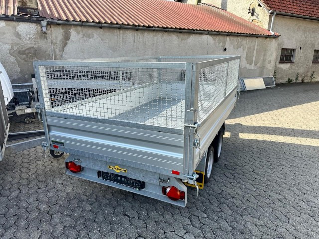Humbaur 3-Seitenkipper HTK 3000.31 Alu, mit Laubgitteraufsatz, 3140 x 1750 x 350 mm, 3,0 to. - Самосвальный прицеп: фото 4 Humbaur 3-Seitenkipper HTK 3000.31 Alu, mit Laubgitteraufsatz, 3140 x 1750 x 350 mm, 3,0 to. - Самосвальный прицеп: фото 4