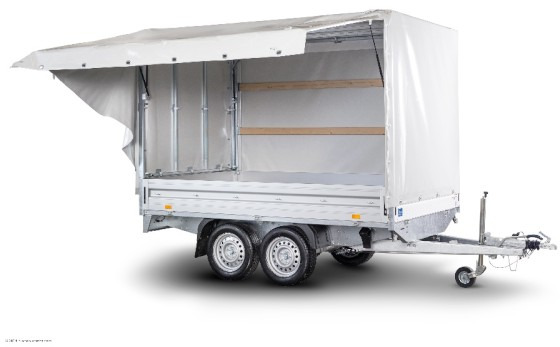 Humbaur HT 253118 Hochlader 2,5 to. mit Aussteller - Торговый прицеп: фото 1 Humbaur HT 253118 Hochlader 2,5 to. mit Aussteller - Торговый прицеп: фото 1