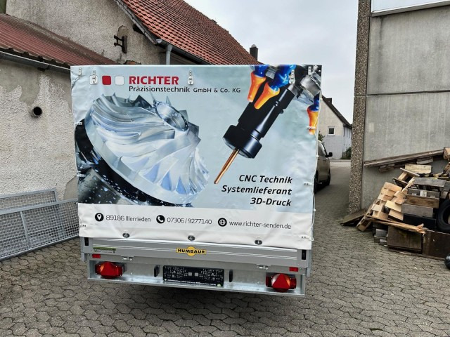 Humbaur HT 253118 Hochlader 2,5 to. mit Hochplane 200 cm, Digitaldruck - Прицеп для легкового автомобиля: фото 4 Humbaur HT 253118 Hochlader 2,5 to. mit Hochplane 200 cm, Digitaldruck - Прицеп для легкового автомобиля: фото 4