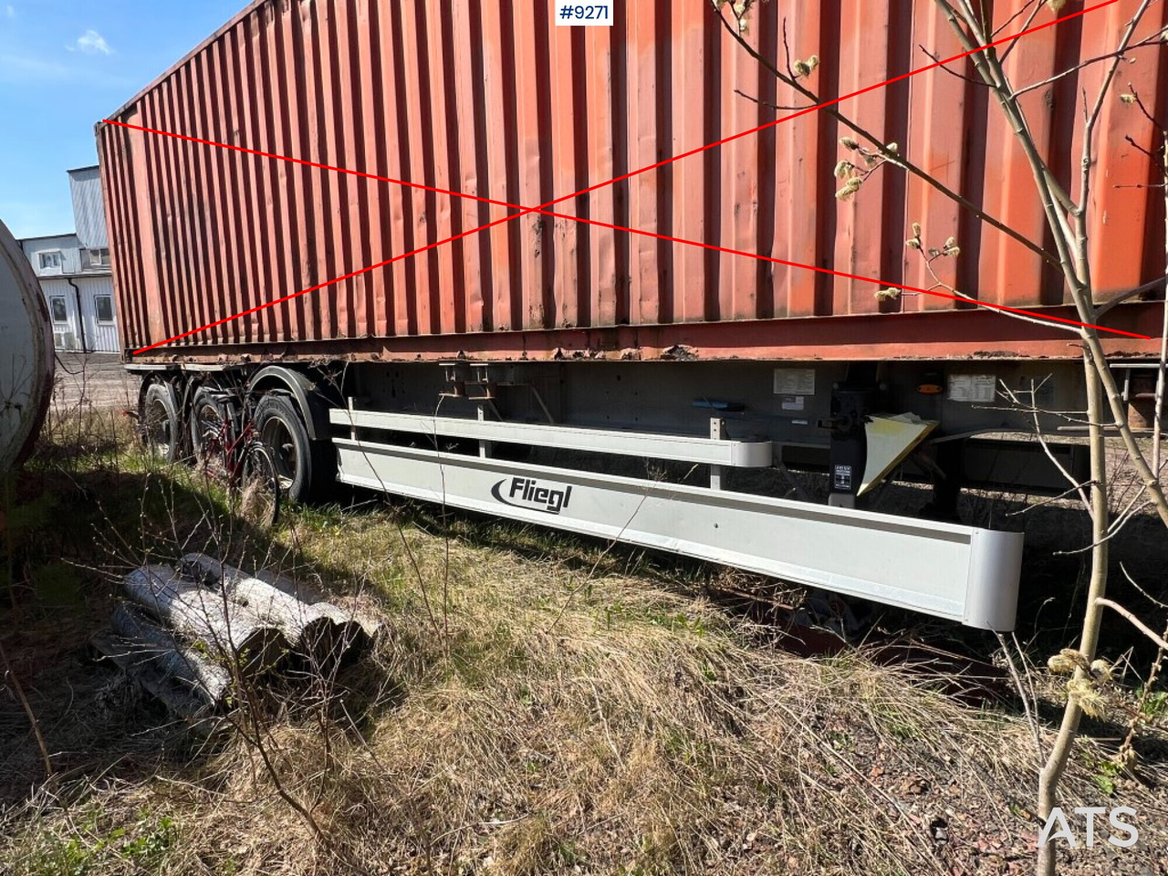 Container trailer- FLIEGL - Полуприцеп-контейнеровоз/ Сменный кузов: фото 2 Container trailer- FLIEGL - Полуприцеп-контейнеровоз/ Сменный кузов: фото 2