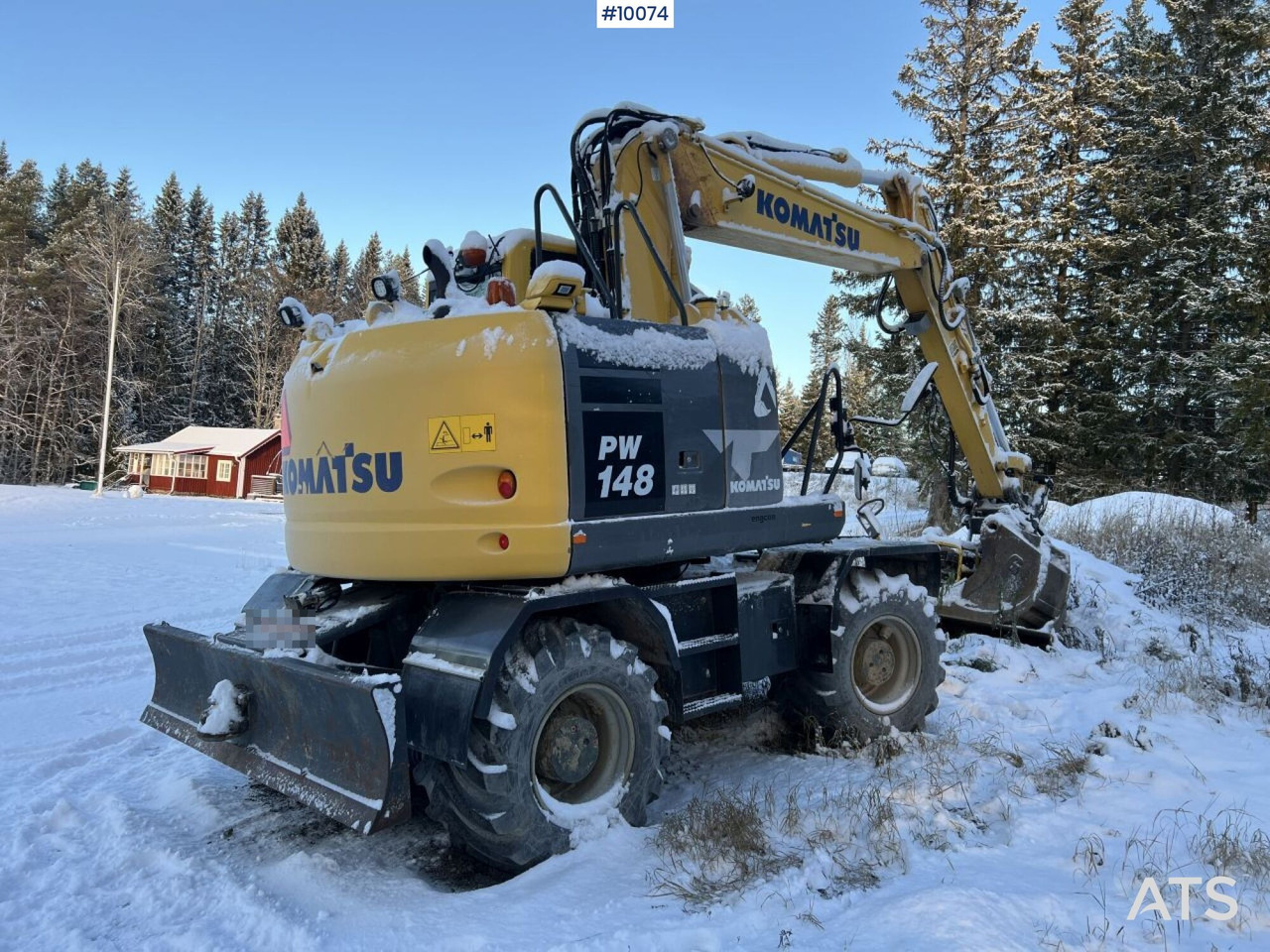 Komatsu PW148 Wheeled excavator with rotor and buckets - Колёсный экскаватор: фото 5 Komatsu PW148 Wheeled excavator with rotor and buckets - Колёсный экскаватор: фото 5